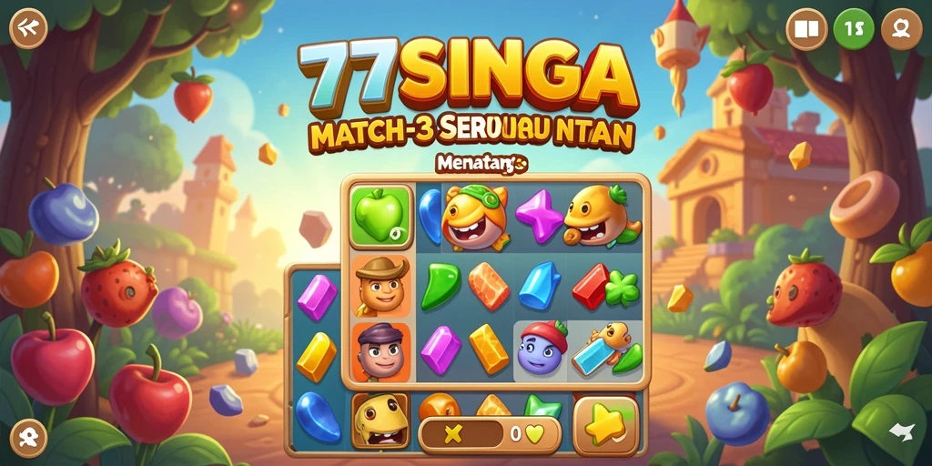 Gameplay seru dan menantang dalam 77SINGA.