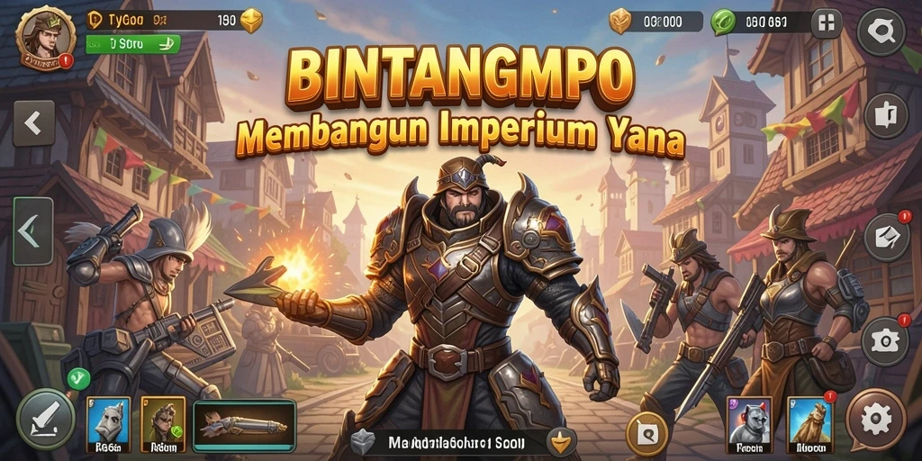 Gameplay BINTANGMPO yang menawan di dunia Tycoon.