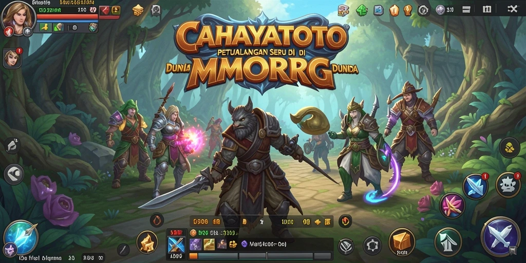 Screenshot gameplay <strong>CAHAYATOTO</strong> yang menampilkan pertarungan seru dalam dunia MMORPG.