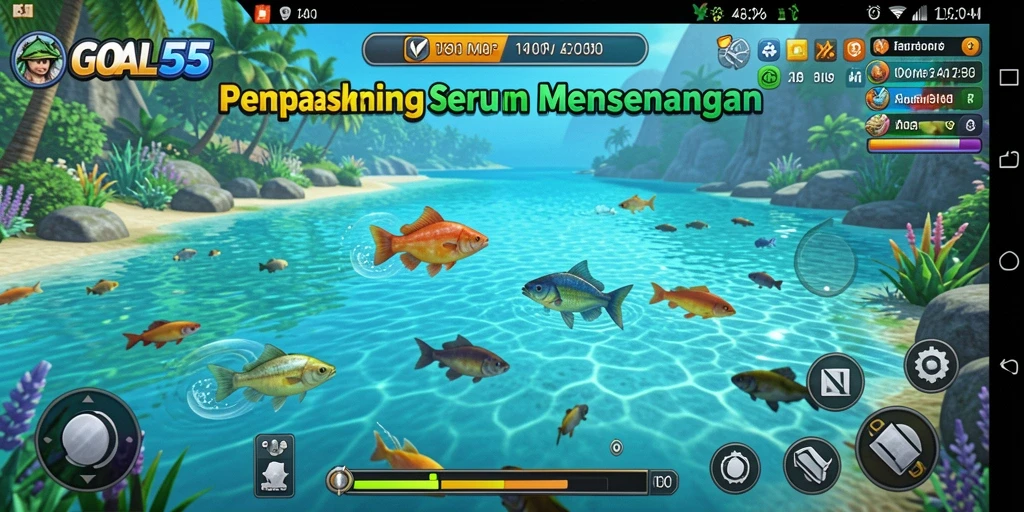 Tangkapan ikan yang mengesankan dalam permainan GOAL55.