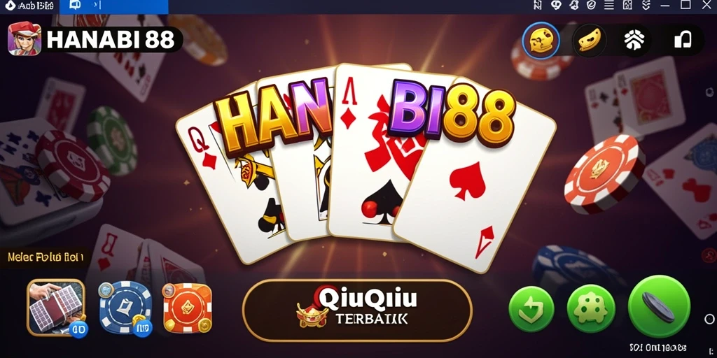 Screenshot gameplay QiuQiu dengan desain yang menarik dan interaktif.