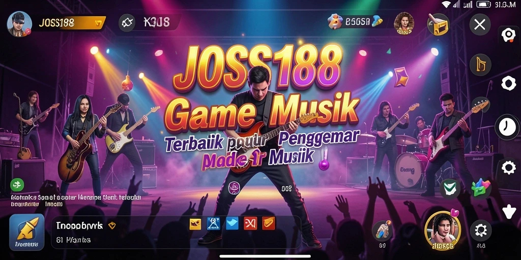 Tampilan gameplay <strong>JOSS188</strong> yang menarik dengan berbagai pilihan lagu.
