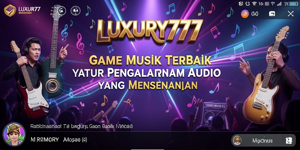 Tampilan gameplay LUXURY777 yang interaktif dan seru.