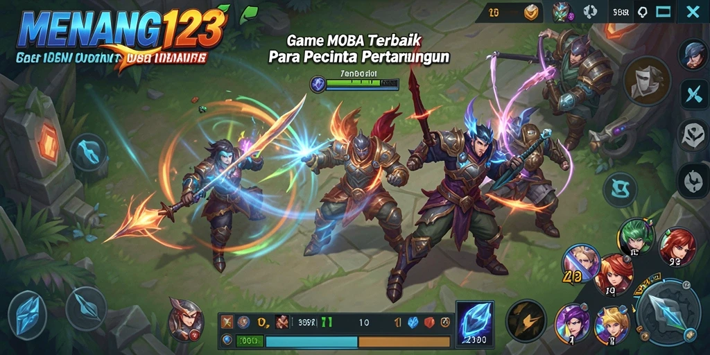 Tampilan gameplay menarik dari MENANG123 dalam pertempuran tim.