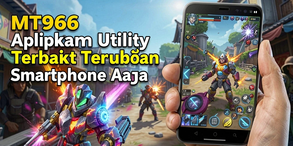 Screenshot utama menunjukkan tampilan antarmuka MT966 yang interaktif dan informatif.
