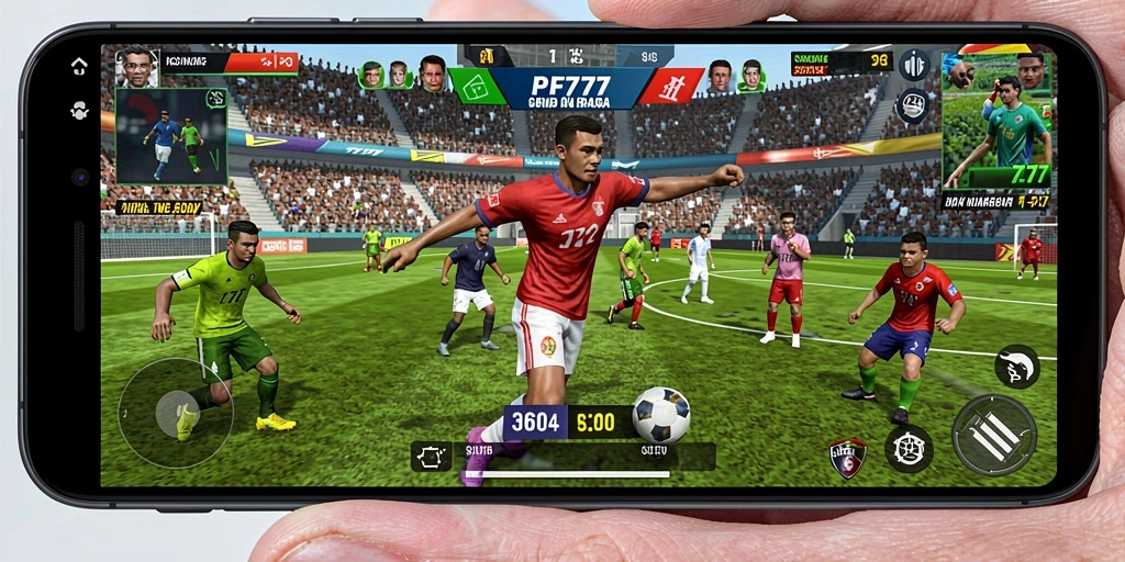 Tampilan gameplay PF777 yang menegangkan dalam pertandingan olahraga.