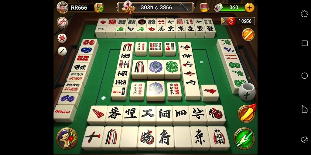 Tampilan gameplay Mahjong yang seru dan mengasyikkan.