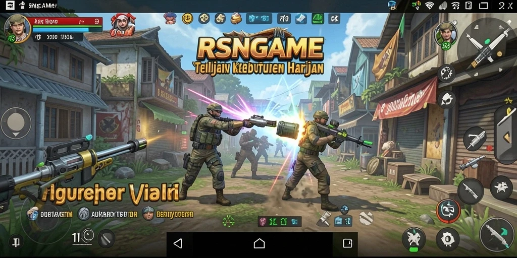 Tampilan antarmuka RSNGAME yang intuitif dan ramah pengguna.