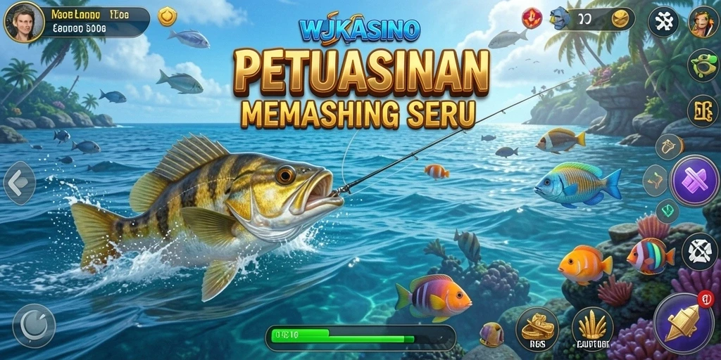 Gameplay WJKASINO dengan pengalaman memancing yang mendebarkan.